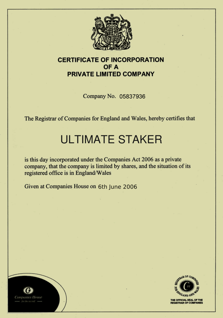 Crestrepay Certificate of Registration